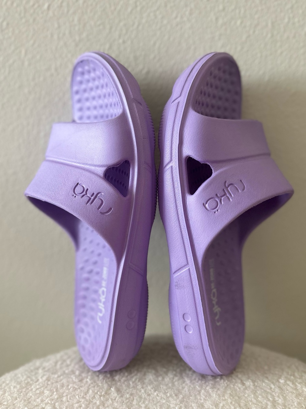 Ryka Women’s Restore Ultimate Recovery Molded Slide -light purple Sandal size 10 - Picture 5 of 9